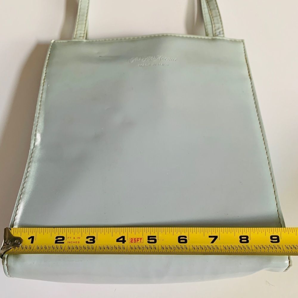 Y2K Italian Designer Lavender TOTE Handbag - Picture 8 of 8